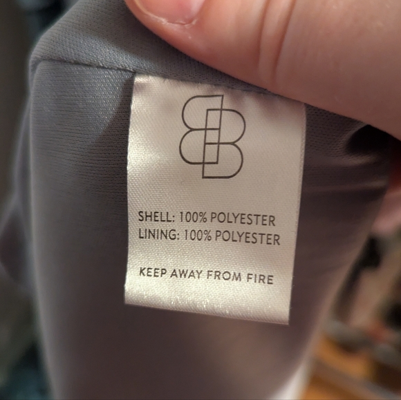 Baltic Born Shimmery Light Blue Gray Dress - Picture 6 of 6